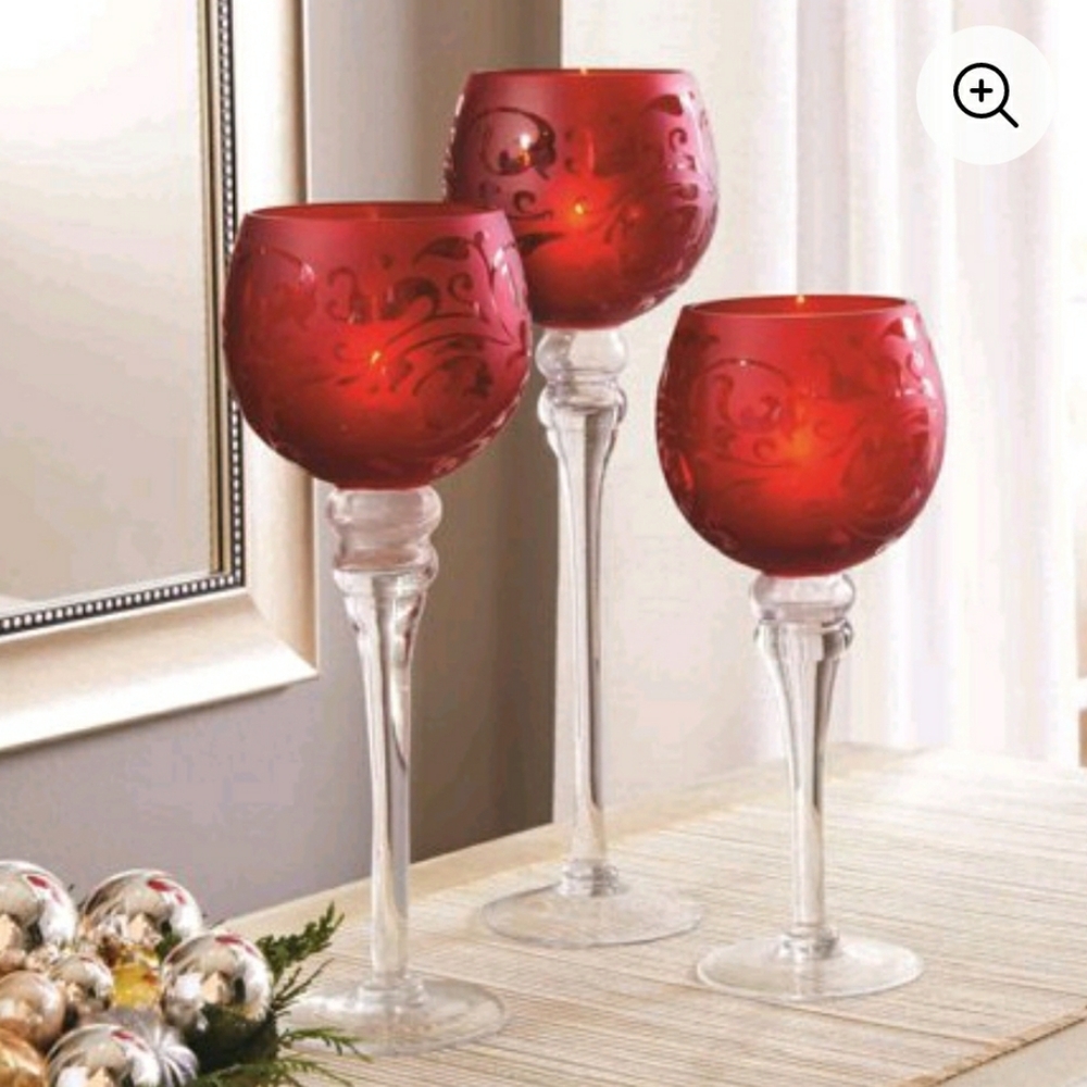 Better Homes and Gardens goblet votives
